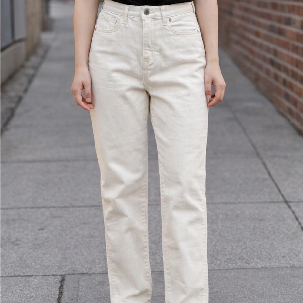 Buffalo David Bitton Pants Womens W28 L26 White IVY High Rise Skinny Stretch